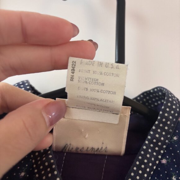 Vintage Quilted Jacket Gunne Sax Jessica McClintock Size Medium - Picture 3 of 5